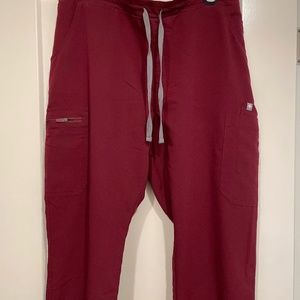 Figs Yola skinny scrub pants size L petite